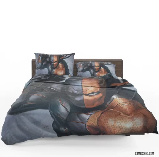 Deathstroke Art DC Mercenary Mastermind Comic Bedding Set