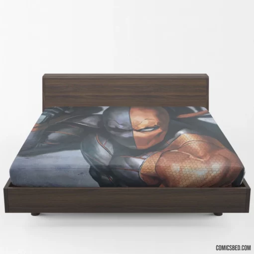 Deathstroke Art DC Mercenary Mastermind Comic Fitted Sheet