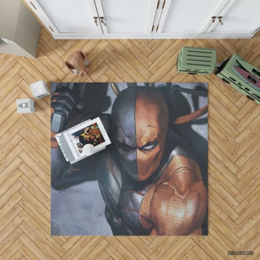 Deathstroke Art DC Mercenary Mastermind Comic Rug