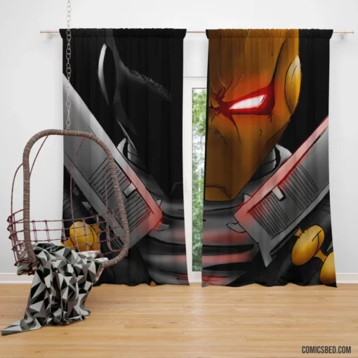 Deathstroke Artwork DC Assassin Comic Curtain