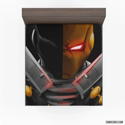 Deathstroke Artwork DC Assassin Comic Fitted Sheet 1