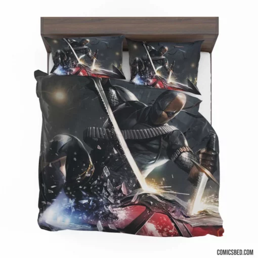 Deathstroke Artwork DC Mercenary Mastermind Comic Bedding Set 1