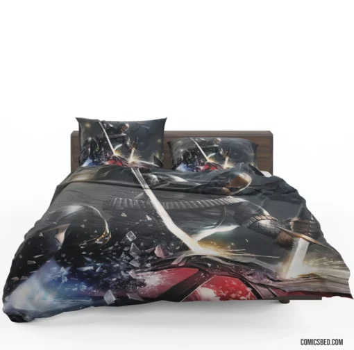 Deathstroke Artwork DC Mercenary Mastermind Comic Bedding Set