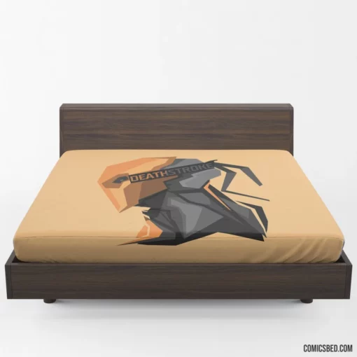 Deathstroke Artwork Mercenary Menace Comic Fitted Sheet