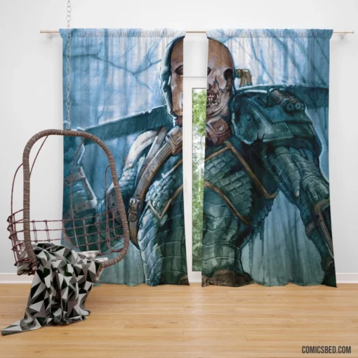 Deathstroke Chronicles DC Master Mercenary Comic Curtain