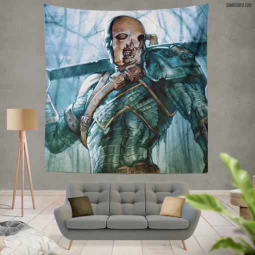 Deathstroke Chronicles DC Master Mercenary Comic Wall Tapestry