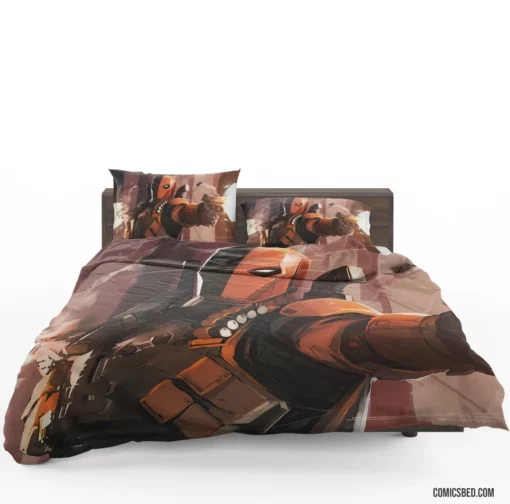 Deathstroke DC Deadly Assassin Comic Bedding Set