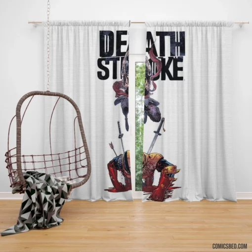 Deathstroke Mercenary Path Comic Curtain