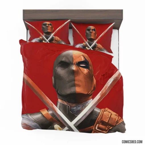 Deathstroke Saga DC Ruthless Mercenary Comic Bedding Set 1