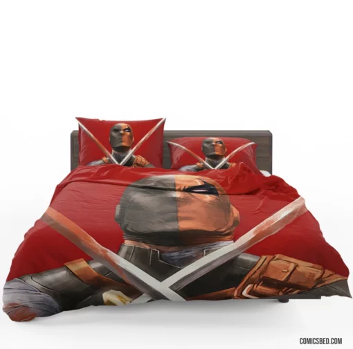 Deathstroke Saga DC Ruthless Mercenary Comic Bedding Set