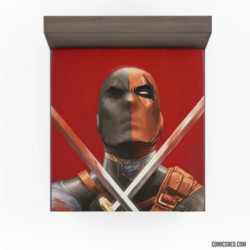 Deathstroke Saga DC Ruthless Mercenary Comic Fitted Sheet 1