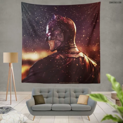 Detective of the Night Batman Pursuit Comic Wall Tapestry