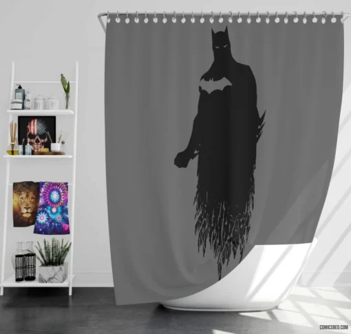 Detective of the Night Batman Unveiled Comic Shower Curtain