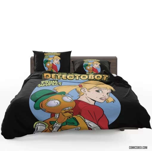 Detectobot Comics Robotic Sleuth Bedding Set