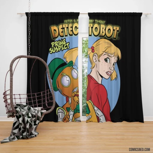 Detectobot Comics Robotic Sleuth Curtain