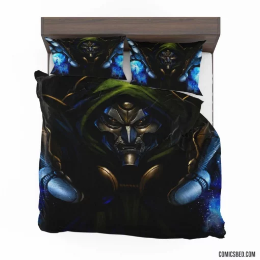 Doctor Doom Latverian Mastermind Comic Bedding Set 1