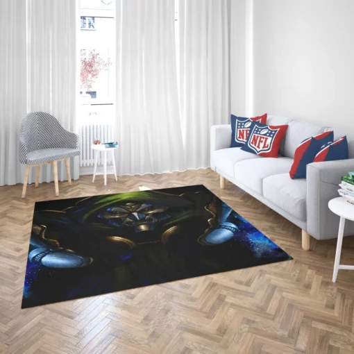 Doctor Doom Latverian Mastermind Comic Rug 2