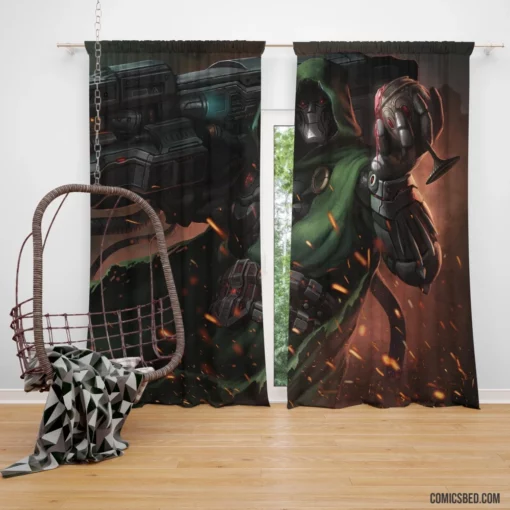 Doctor Doom Master of Dark Magic Comic Curtain