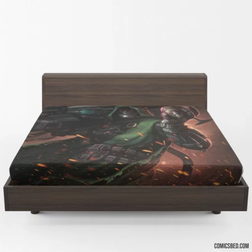 Doctor Doom Master of Dark Magic Comic Fitted Sheet