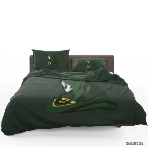 Doctor Doom Sorcerous Villain Comic Bedding Set