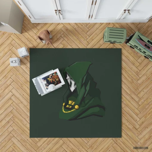 Doctor Doom Sorcerous Villain Comic Rug