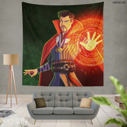 Doctor Strange Chronicles Marvel Mystic Master Comic Wall Tapestry