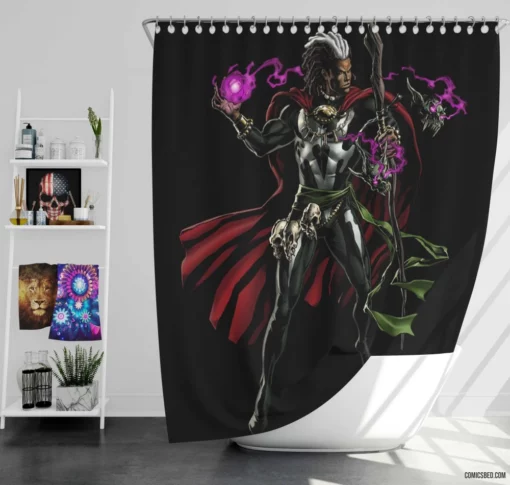 Doctor Voodoo Marvel Comics Shower Curtain