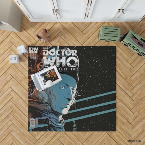 Doctor Who Time Travel Adventures Comic Rug