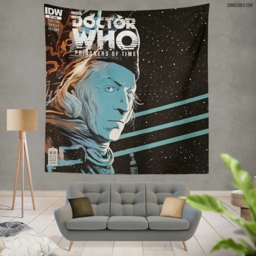 Doctor Who Time Travel Adventures Comic Wall Tapestry