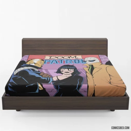 Doom Patrol DC Bizarre Heroes Comic Fitted Sheet