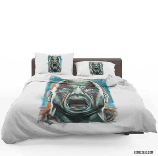 Drax Destroyer of Evil Marvel Comic Bedding Set