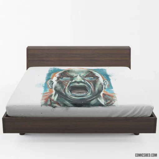 Drax Destroyer of Evil Marvel Comic Fitted Sheet