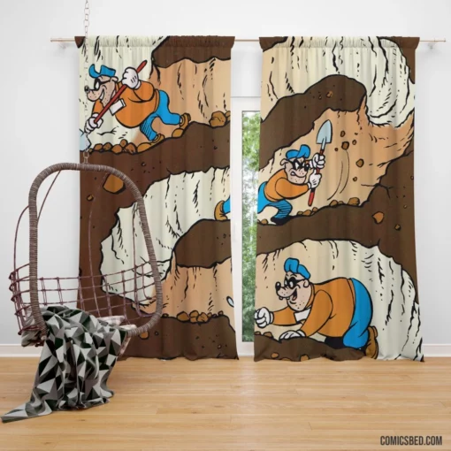 DuckTales Quacktastic Adventure Comic Curtain