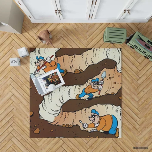 DuckTales Quacktastic Adventure Comic Rug