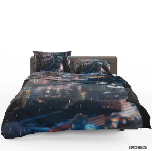 Duel of Legends Batman vs. Deathstroke Comic Bedding Set