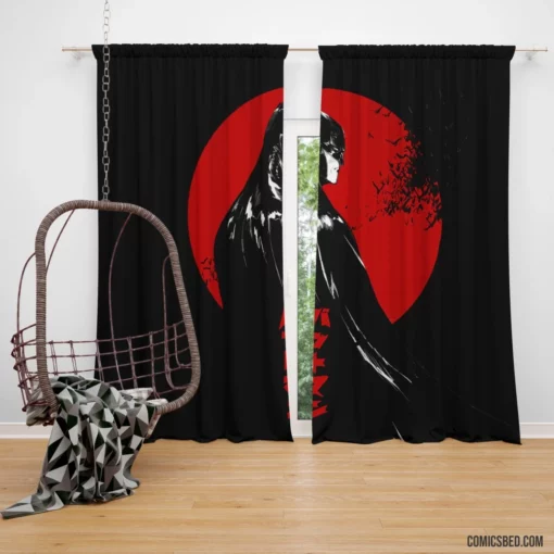 Dynamic Duo Batman and Robin Exploits Comic Curtain