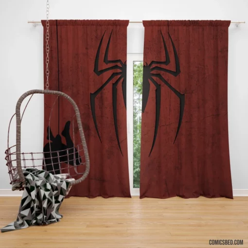 Dynamic Web-Slinger Marvel Spider-Man Saga Comic Curtain