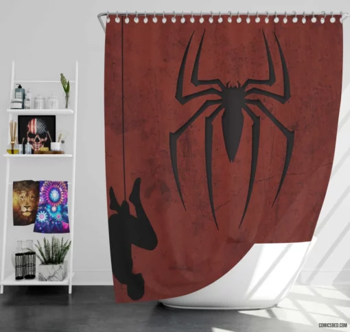 Dynamic Web-Slinger Marvel Spider-Man Saga Comic Shower Curtain