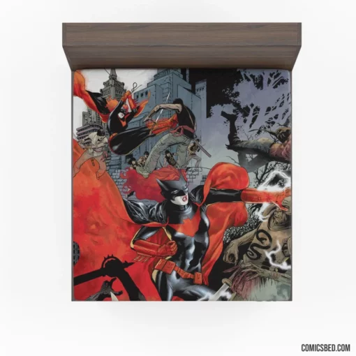 Elegance in Action The Batwoman Chronicles Comic Fitted Sheet 1