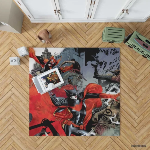 Elegance in Action The Batwoman Chronicles Comic Rug