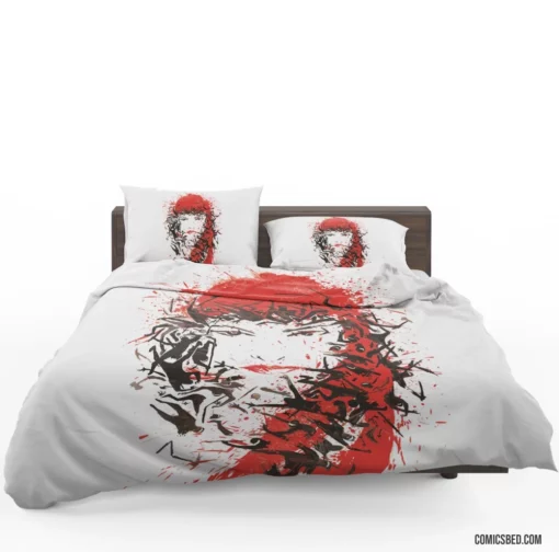 Elektra Marvel Deadly Assassin Chronicle Comic Bedding Set