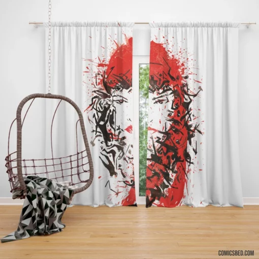 Elektra Marvel Deadly Assassin Chronicle Comic Curtain