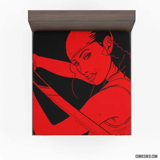 Elektra Marvel Femme Fatale Comic Fitted Sheet 1