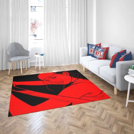 Elektra Marvel Femme Fatale Comic Rug 2