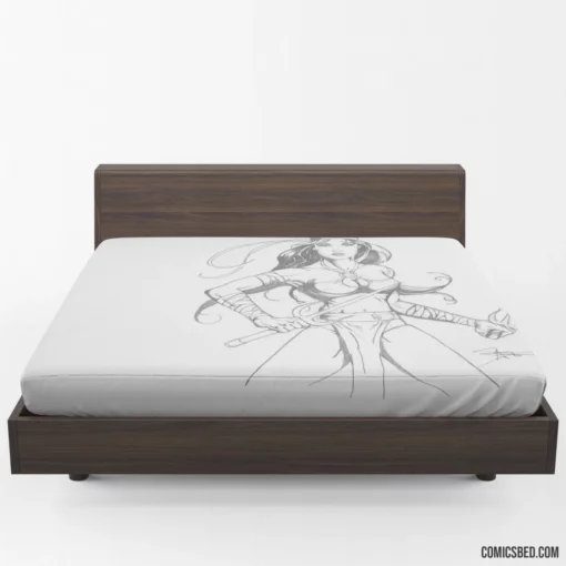 Elektra Marvel Lethal Assassin Comic Fitted Sheet