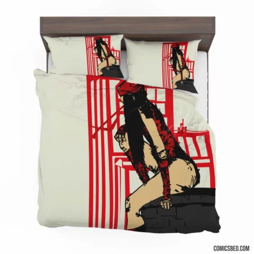 Elektra Unleashed Marvel Deadly Assassin Comic Bedding Set 1