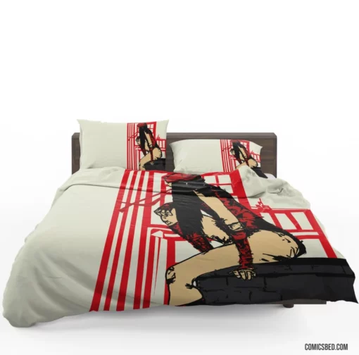 Elektra Unleashed Marvel Deadly Assassin Comic Bedding Set