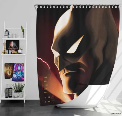 Elseworlds Chronicles Batman Beyond Reality Comic Shower Curtain