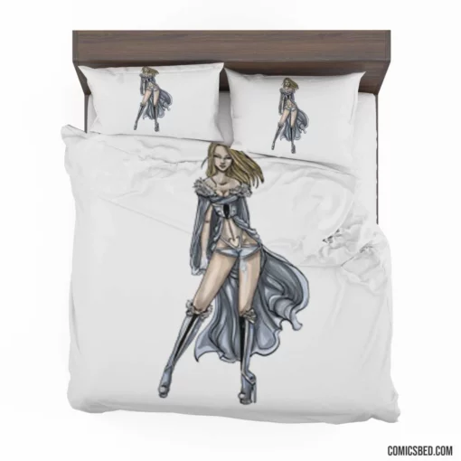 Emma Frost Frosty Psychic Queen Comic Bedding Set 1