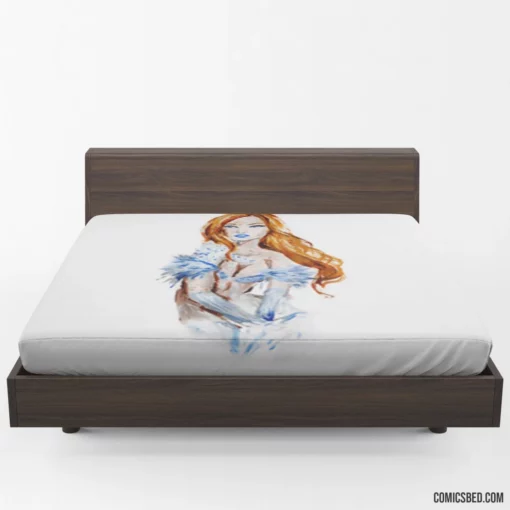 Emma Frost Telepathic Marvel Comic Fitted Sheet